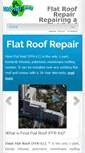 Mobile Screenshot of finalflatroof.com