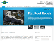 Tablet Screenshot of finalflatroof.com